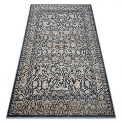 Tapis NAIN Ornement vintage 7557/51944 beige / bleu foncé