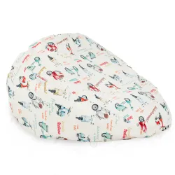 Pouf Poire L pour enfants - Tissu Imprimé Premium – vue 55