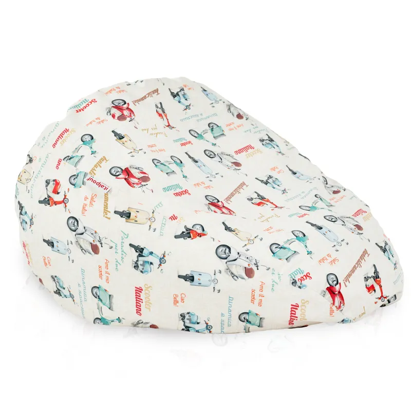 Pouf Poire L pour enfants - Tissu Imprimé Premium – vue 55