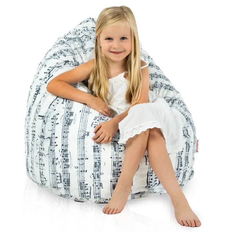 Pouf Poire L pour enfants - Tissu Imprimé Premium – vue 35
