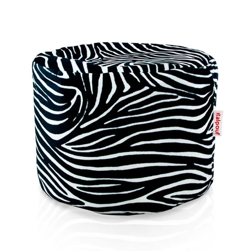 Pouf Rond Cylindre - Tissu Imprimé Premium – vue 12