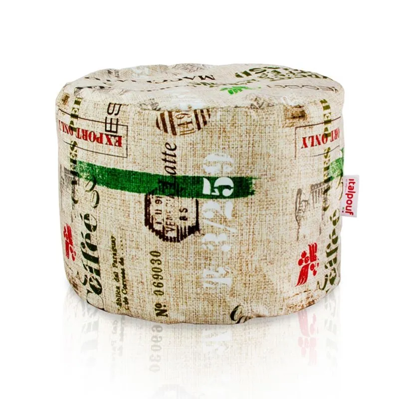 Pouf polyvalent couleur café pour chambres d'enfants