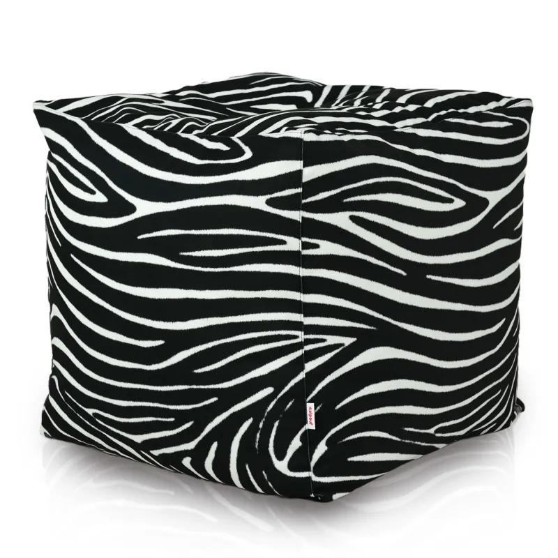 Pouf Cube Carré - Tissu Imprimé Premium – vue 20