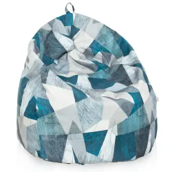 Pouf Poire pour enfants - Tissu Imprimé Premium