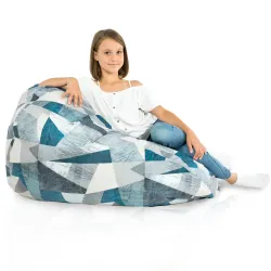Pouf Poire XL Standard - Tissu Imprimé Premium – vue 86