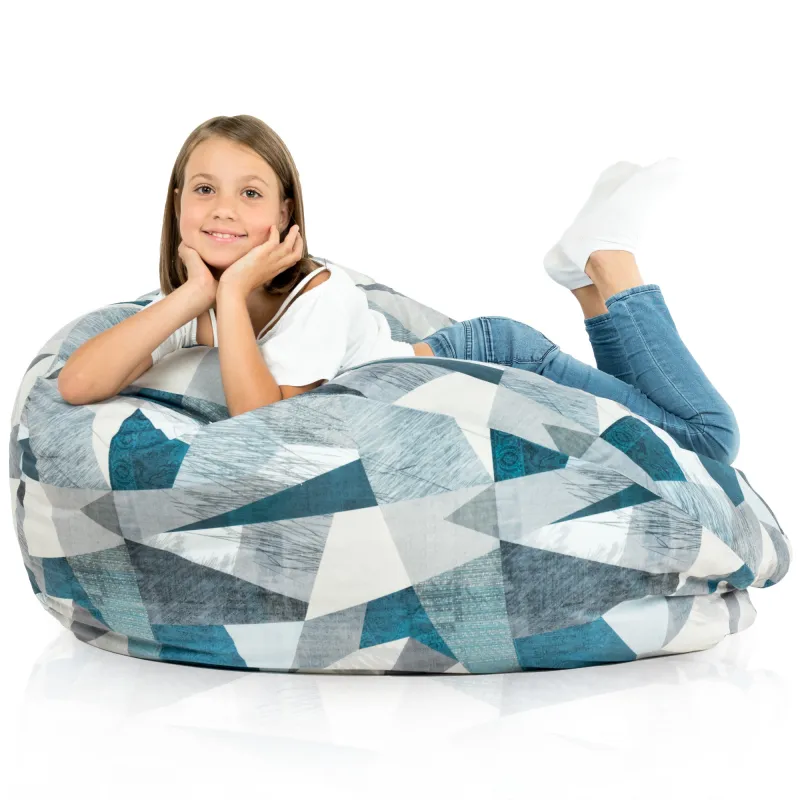 Pouf Poire XL Standard - Tissu Imprimé Premium – vue 124