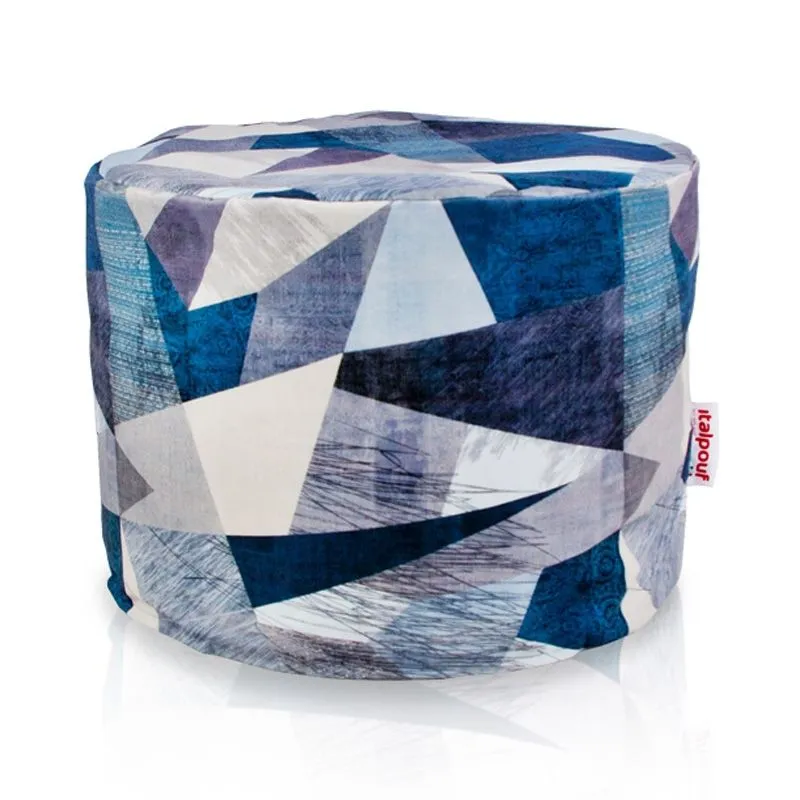Pouf Rond Cylindre - Tissu Imprimé Premium – vue 20
