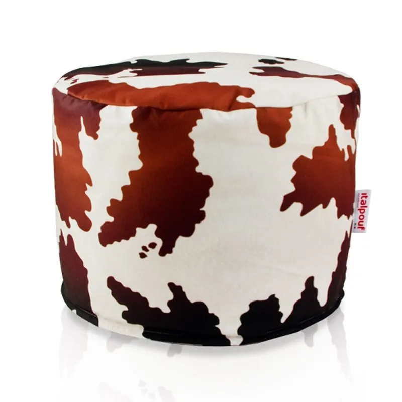 Pouf Rond Cylindre - Tissu Imprimé Premium – vue 23