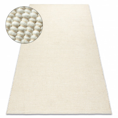 Tapis NEPAL 2100 naturel, crème - laine, double face