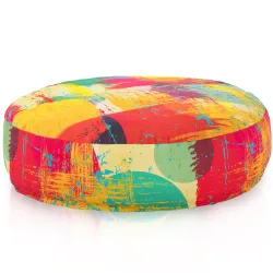 Coussin Pouf de Sol Rond - Outdoor Pro d'extérieur Jardin Imperméable