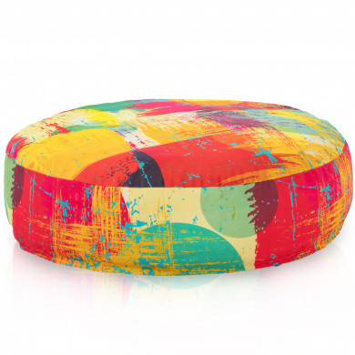 Fresh Coussin Pouf Rond Monaco Extérieur nylon
