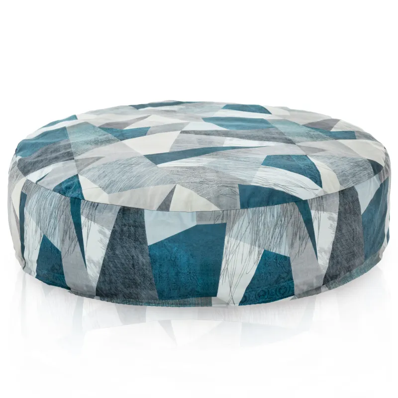 Coussin Pouf de Sol Rond - Outdoor Pro d'extérieur Jardin Imperméable