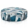 Abstract Coussin Pouf Rond Monaco Extérieur nylon