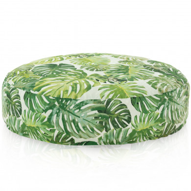 Jungle Coussin Pouf Rond Monaco Extérieur nylon