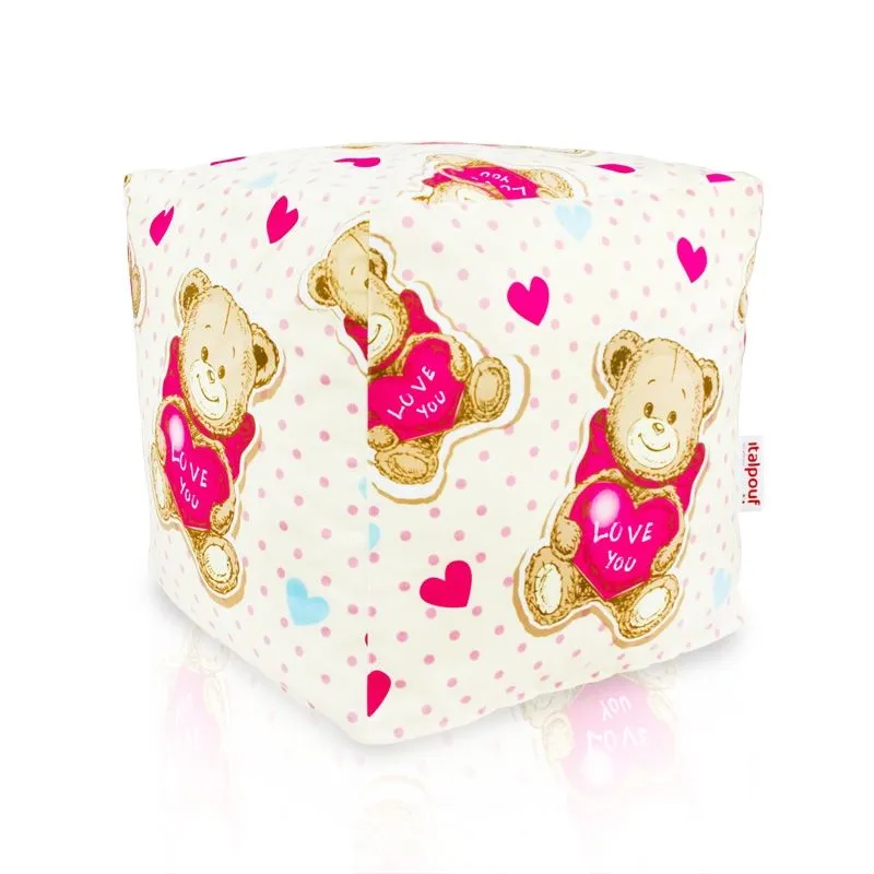 Pouf Cube Carré - Tissu Imprimé Premium – vue 14