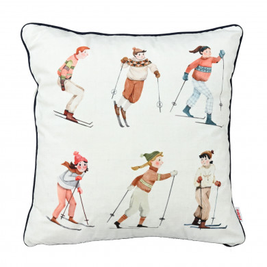 Coussin décoratif Skiers