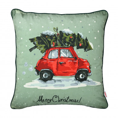 Oreiller décoratif en forme de voiture de Noël