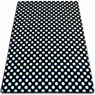 Tapis SKETCH - F764 crème et noir - Pois