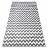 Tapis SKETCH - F561 gris et blanc - Zigzag