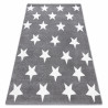 Tapis SKETCH - FA68 gris et crème - Petites étoiles Étoiles