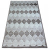 Tapis ACRYLIQUE YAZZ 3766 Beige Foncé/Marron Trèfle Marocain Trellis