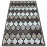 Tapis ACRYLIQUE YAZZ 3766 Beige Foncé/Salmon Trèfle Marocain Trellis