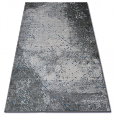 Tapis ACRYLIQUE YAZZ 6076 BÉTON bleu / gris