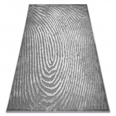 Tapis ACRYLIQUE YAZZ W8540 EMPREINTE DIGITALE gris