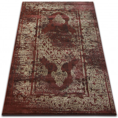 Tapis DROP JASMINE 456 Rouillé/Beige foncé