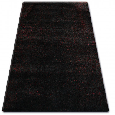 Tapis SHAGGY NARIN P901 noir rouge