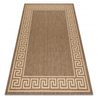 TAPIS EN CORDE SIZAL FLOORLUX 20014 café / mais