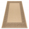TAPIS EN CORDE SIZAL FLOORLUX 20014 mais / café