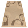 TAPIS EN CORDE SIZAL FLOORLUX 20078 mais / café
