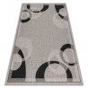 TAPIS EN CORDE SIZAL FLOORLUX 20078 argentin / noir