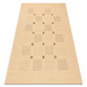 TAPIS EN CORDE SIZAL FLOORLUX 20079 mais / café