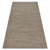 TAPIS EN CORDE SIZAL FLOORLUX 20389 gris foncé / champagne MÉLANGE