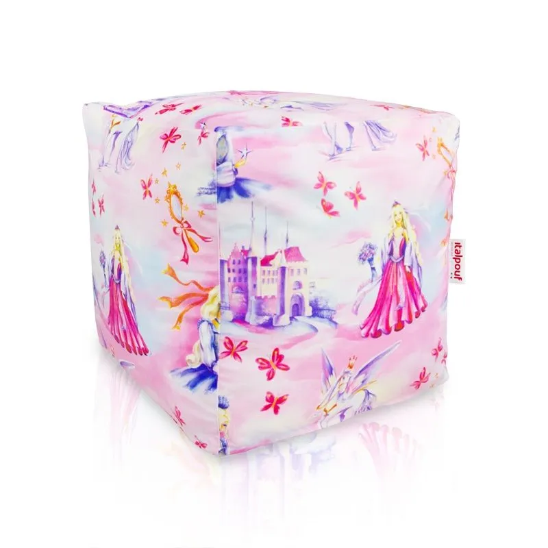 Pouf Cube Carré - Tissu Imprimé Premium – vue 16
