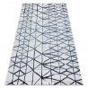 Tapis COLOR 47278306 SISAL lignes, triangles beige / bleu
