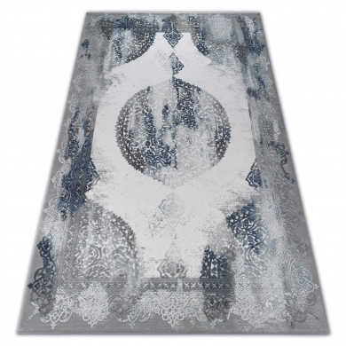 Tapis ACRYLIQUE VALENCIA 5040 ORIENT bleu / gris