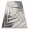 Tapis FEEL 1827/16811 FEUILLES gris / crème