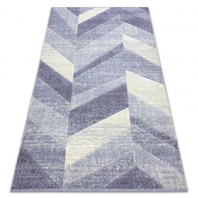 Tapis FEEL 5673/17944 chevrons beige/violet