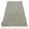Tapis BERBER 9000 vert Franges berbère marocain shaggy
