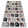 Tapis HEOS 78468 crème / rose / bleu / gris MOUTONS
