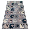 Tapis HEOS 78468 gris / bleu MOUTONS
