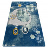 Tapis PETIT HELICOPTER hélicoptère, avions bleu