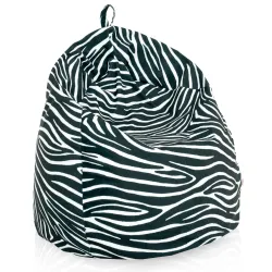 Pouf Poire pour enfants - Tissu Imprimé Premium