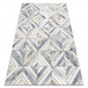 Tapis PATCHWORK 21721 beige / gris - Peau de vache, géométrique