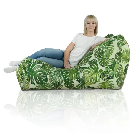 Fauteuil pouf extérieur élégant parfait pour se détendre au bord de la piscine