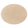 Tapis BUENOS cercle 6652 shaggy uni, couleur unique crème