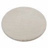 Tapis BUNNY cercle beige IMITATION DE FOURRURE DE LAPIN